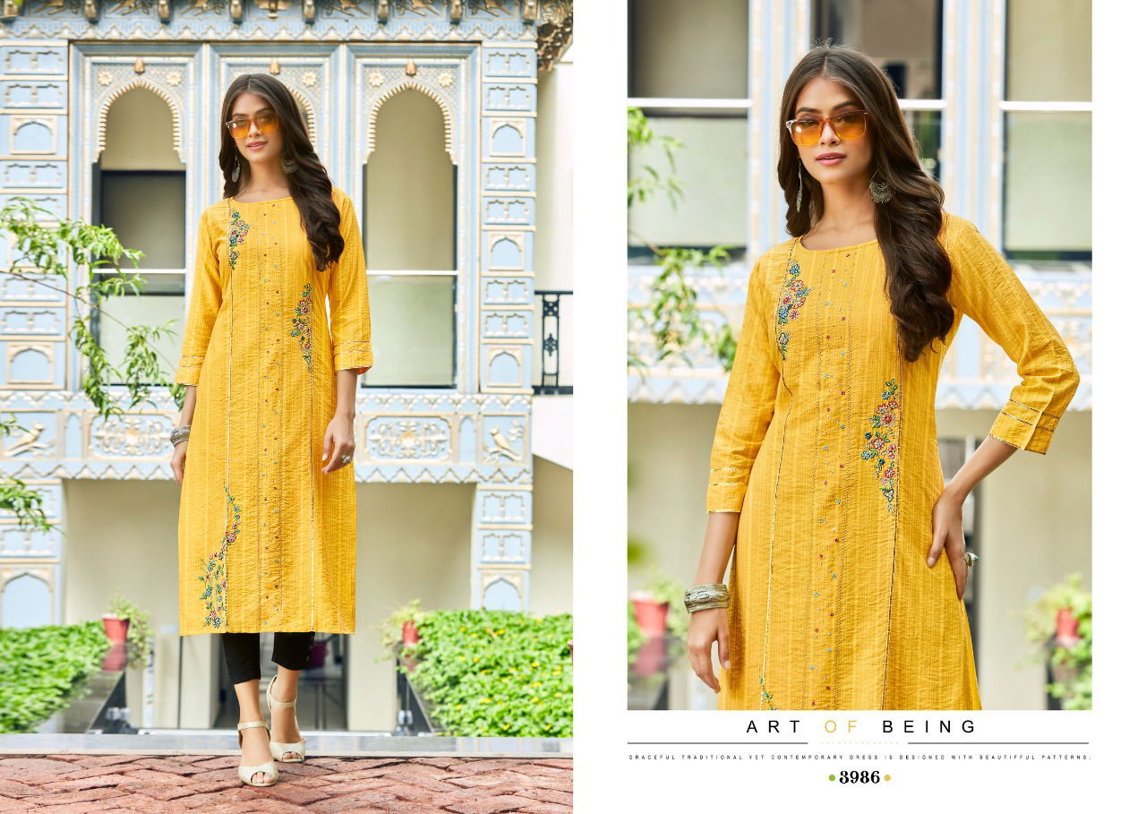 Rangoon Miracal New Stylish Trending Festival Wear Fancy Kurti Collection